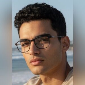 Oakley OX5124-0155 Truss Rod Men's Size Large Black Titanium Eyeglasses & Case